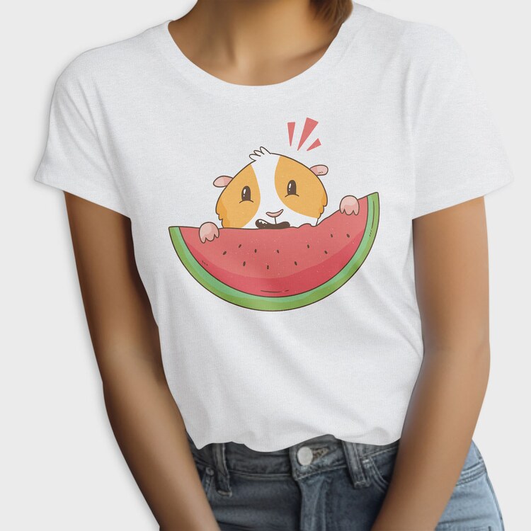 Guinea Pig Watermelon, Tricou Femei