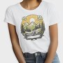 Camping Sunset, Tricou Femei