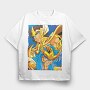 Saint Seiya Knights of the Zodiac, Tricou Oversize Barbati (Unisex)