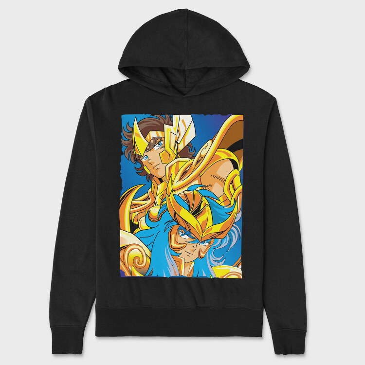 Saint Seiya Knights of the Zodiac, Hanorac Oversize Barbati (Unisex)