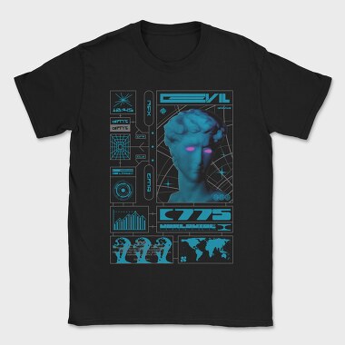 Electric Evil 1, Tricou Barbati (Unisex)