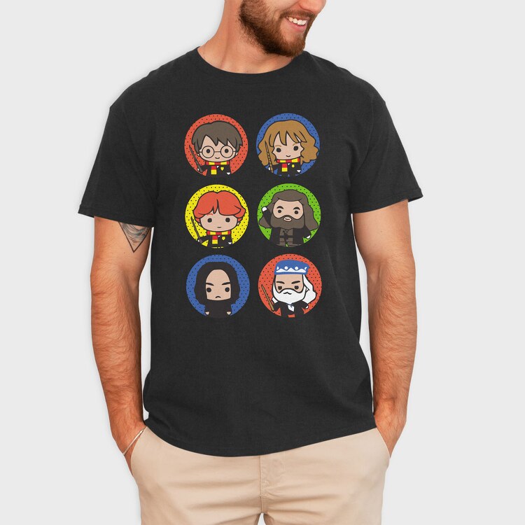Harry Potter Figurine, Tricou Barbati (Unisex)