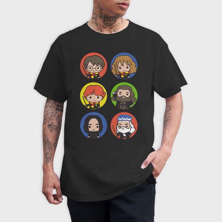 Harry Potter Figurine, Tricou Barbati (Unisex)