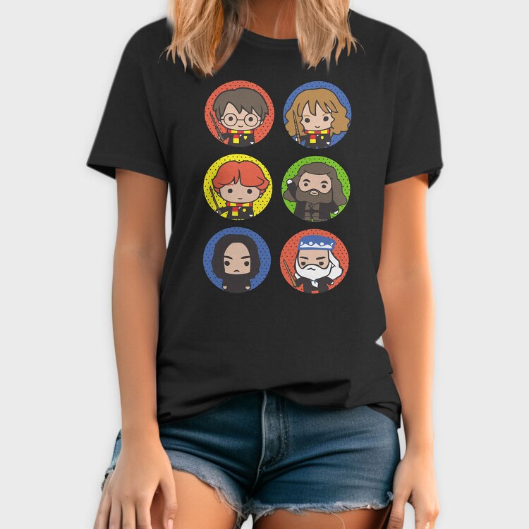 Harry Potter Figurine, Tricou Barbati (Unisex)