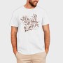 Deer Skull Flowers, Tricou Barbati (Unisex)