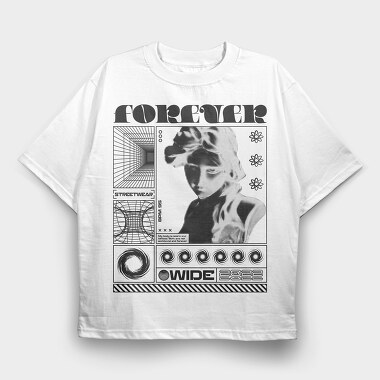 Forever 2, Tricou Oversize Barbati (Unisex)