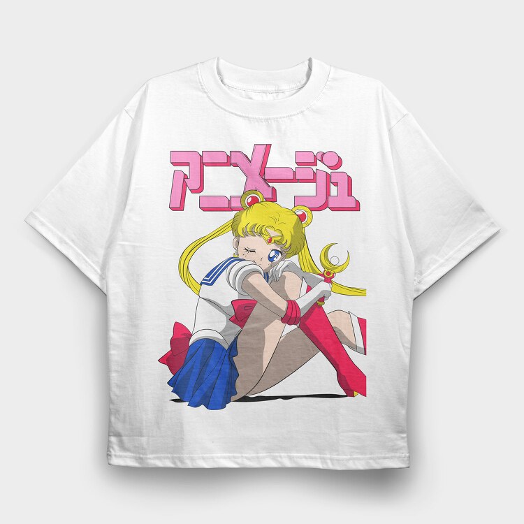 Sailor Moon 4, Tricou Oversize Barbati (Unisex)