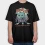 Friday the 13 Th, Tricou Oversize Barbati (Unisex)