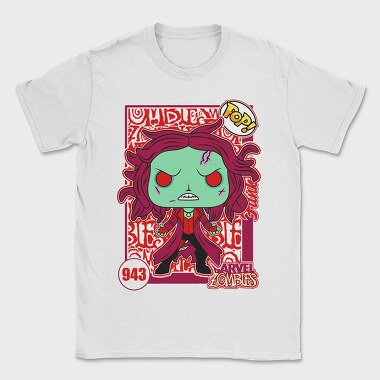 Funko Marvel Zombies Scarlet Witch, Tricou Barbati (Unisex)