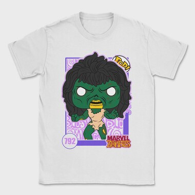 Funko Marvel Zombies She Hulk, Tricou Barbati (Unisex)