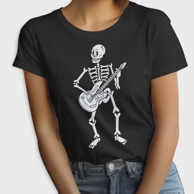 Guitar Skull, Tricou Femei