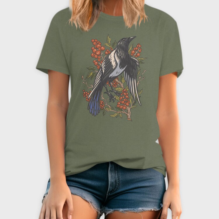 Magpie Berries, Tricou Barbati (Unisex)