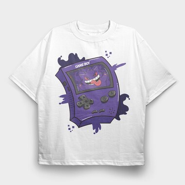 Gameboy Pokemon 1, Tricou Oversize Barbati (Unisex)