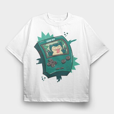 Gameboy Pokemon 6, Tricou Oversize Barbati (Unisex)