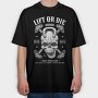 Dark Skull Gym Lift, Tricou Oversize Barbati (Unisex)