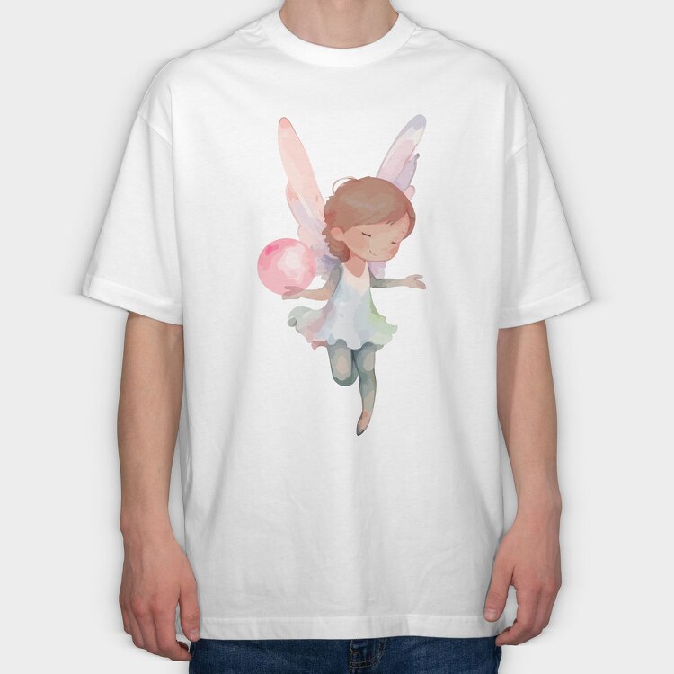 Fairy Ballet Dreams, Tricou Oversize Barbati (Unisex)