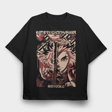 Rengoka, Tricou Oversize Barbati (Unisex)