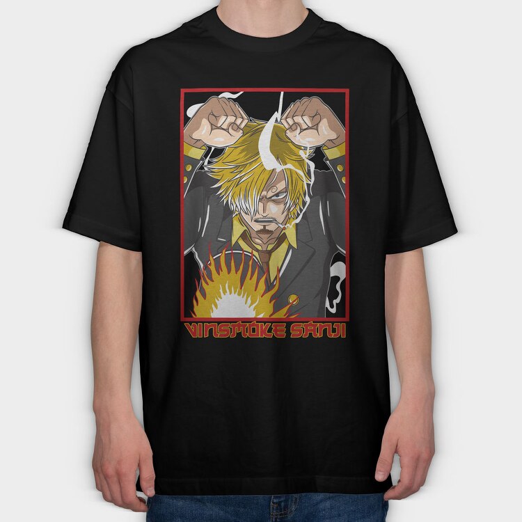One Piece 96, Tricou Oversize Barbati (Unisex)