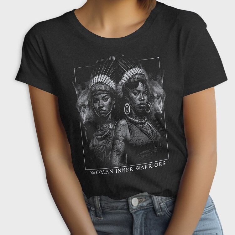 Woman Warriors Wolf, Tricou Femei