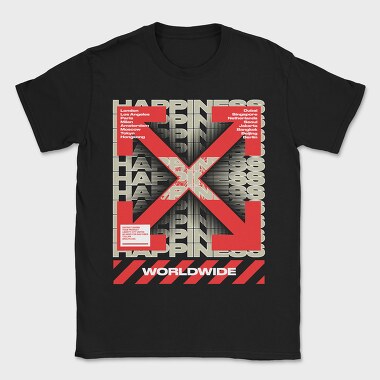 Happiness 1, Tricou Barbati (Unisex)