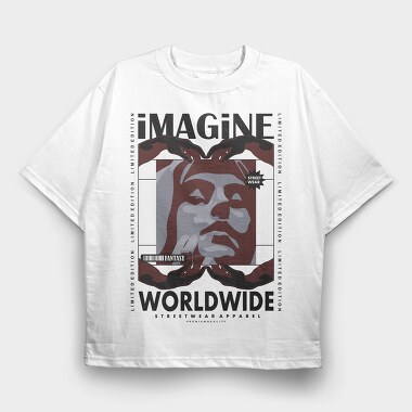 Imagine 1, Tricou Oversize Barbati (Unisex)