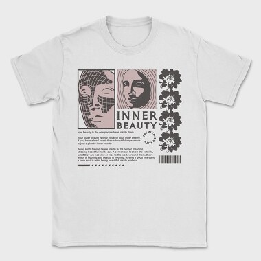 Inner Beauty 1, Tricou Barbati (Unisex)