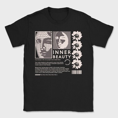 Inner Beauty 2, Tricou Barbati (Unisex)