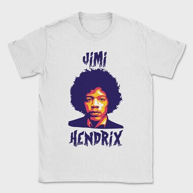 Jimi Handrix, Tricou Barbati (Unisex)
