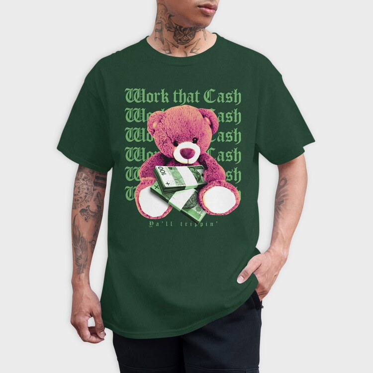 Work Cash, Tricou Barbati (Unisex)