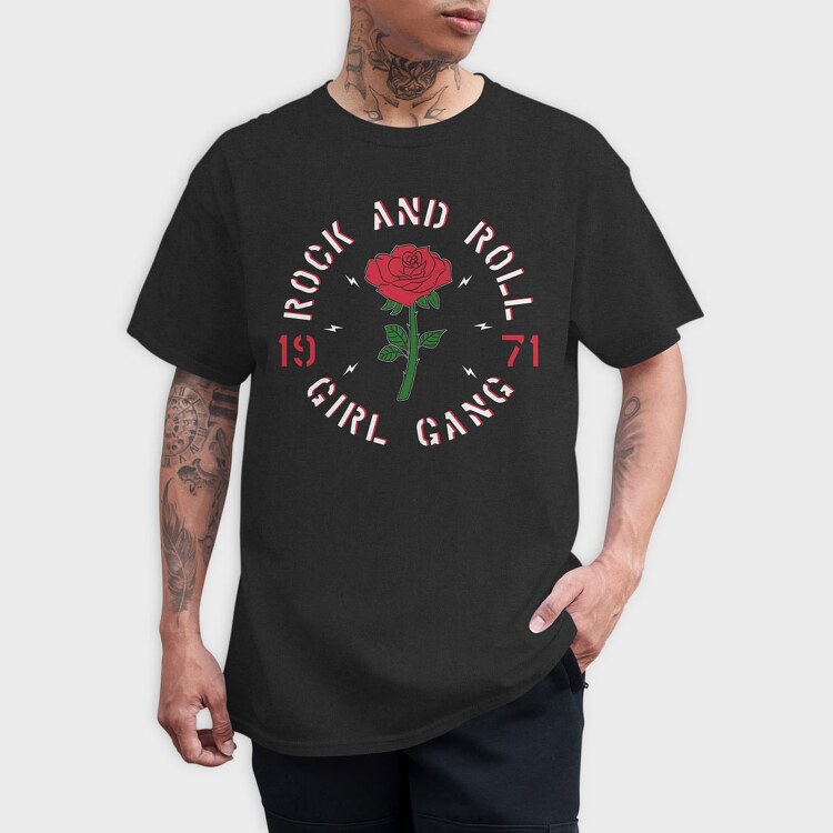 Rock And Roll, Tricou Barbati (Unisex)
