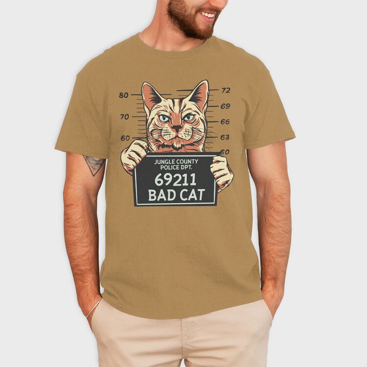 Bad Cat, Tricou Barbati (Unisex)