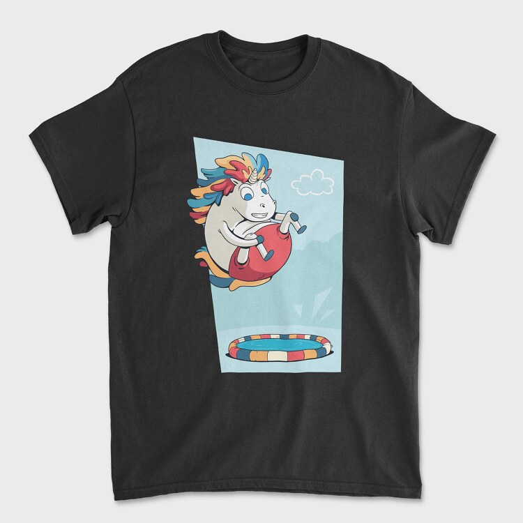 Unicorn Bomb, Tricou Barbati (Unisex)