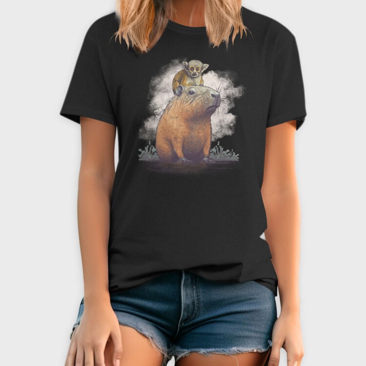 Capybara Monkey, Tricou Barbati (Unisex)