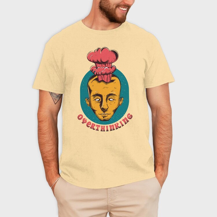 Overthinking, Tricou Barbati (Unisex)