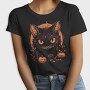 Halloween Cat, Tricou Femei