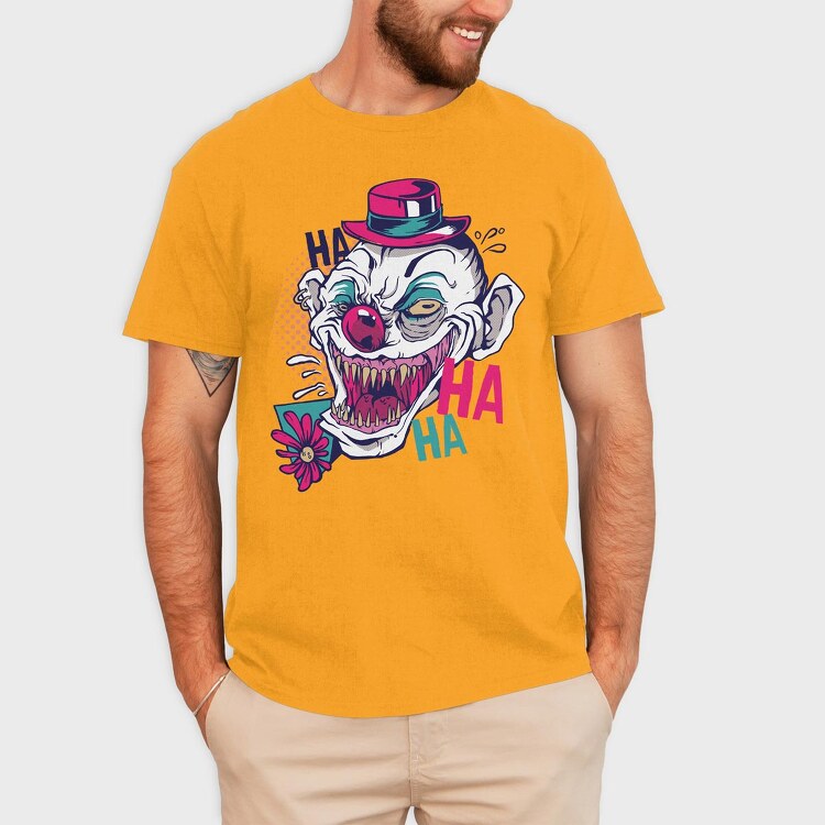 Creppy Clown, Tricou Barbati (Unisex)