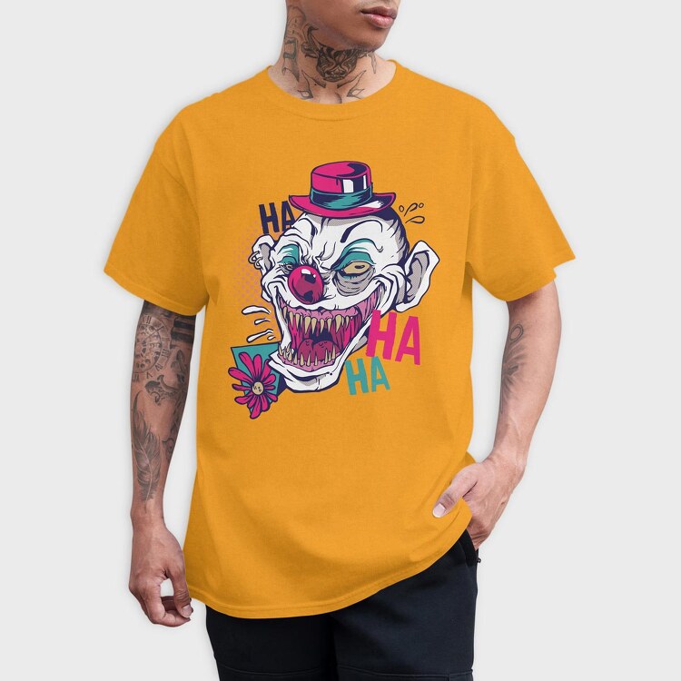 Creppy Clown, Tricou Barbati (Unisex)