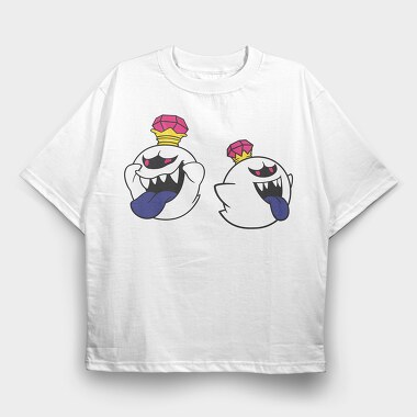 King Boo 1 2, Tricou Oversize Barbati (Unisex)