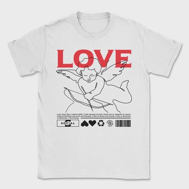 Love 1, Tricou Barbati (Unisex)