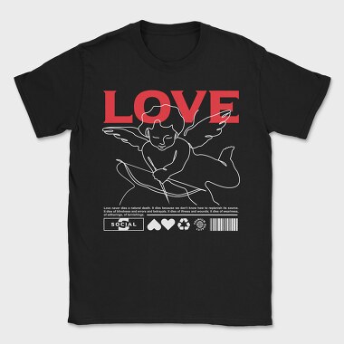 Love 2, Tricou Barbati (Unisex)