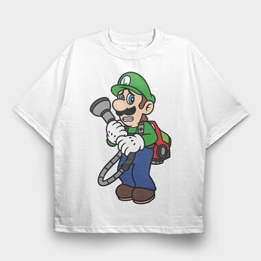Luigi Fear, Tricou Oversize Barbati (Unisex)