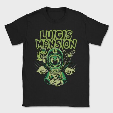 Luigi S Mansion, Tricou Barbati (Unisex)