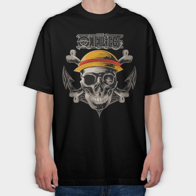 One Piece 50, Tricou Oversize Barbati (Unisex)