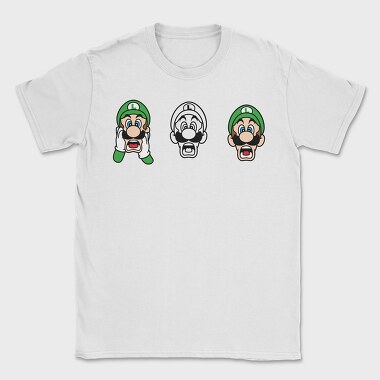 Luigi Scream 1 2, Tricou Barbati (Unisex)