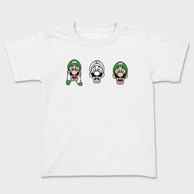 Luigi Scream 1 2, Tricou Copii