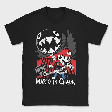 Mario In Chains, Tricou Barbati (Unisex)