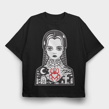 Merlina 5, Tricou Oversize Barbati (Unisex)