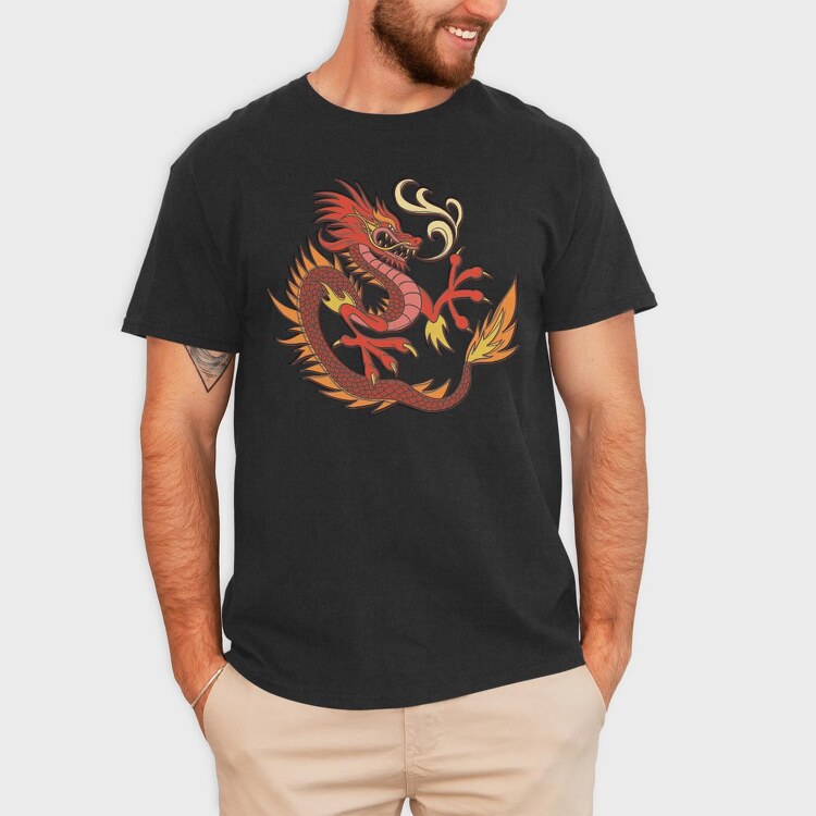 Dragon, Tricou Barbati (Unisex)