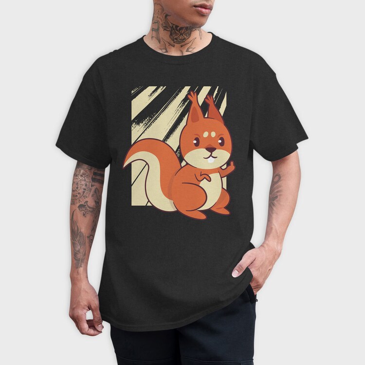 Squirrel, Tricou Barbati (Unisex)