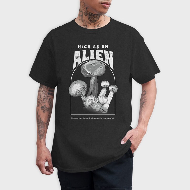 High as an Alien, Tricou Barbati (Unisex)